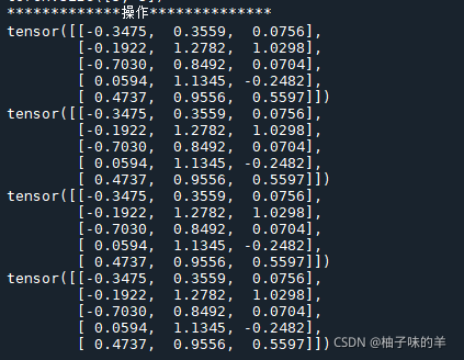 Python Pytorch深度学习之Tensors张量