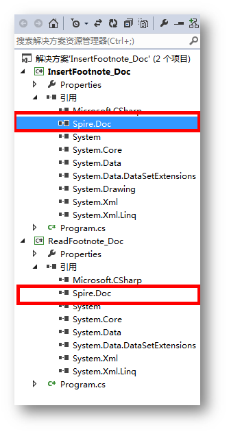 C#添加、读取Word脚注尾注的方法