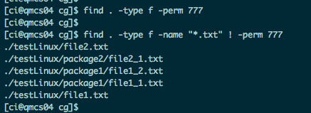 Linux 命令find之查找文件的示例
