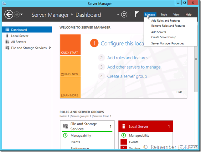 Windows Server 2012服务器管理器图文详解