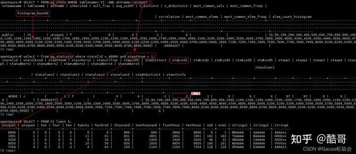 openGauss 内核分析 - 统计信息与行数估计