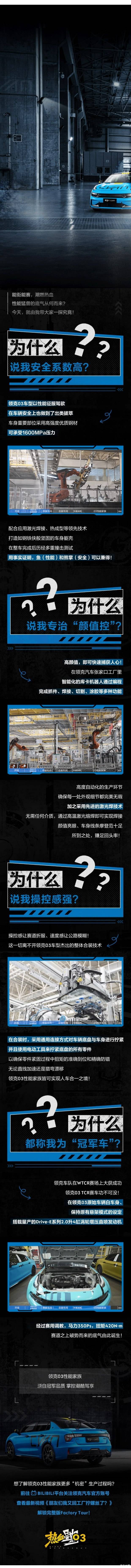 Factory Tour！直击领克03性能家族基地