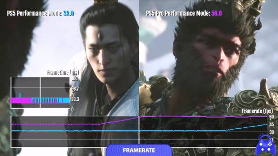 《黑神话》PS5Pro和PS5画面对比：加载更快帧率提升