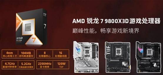 华硕X870/X870E主板尽释9800X3D处理器威力